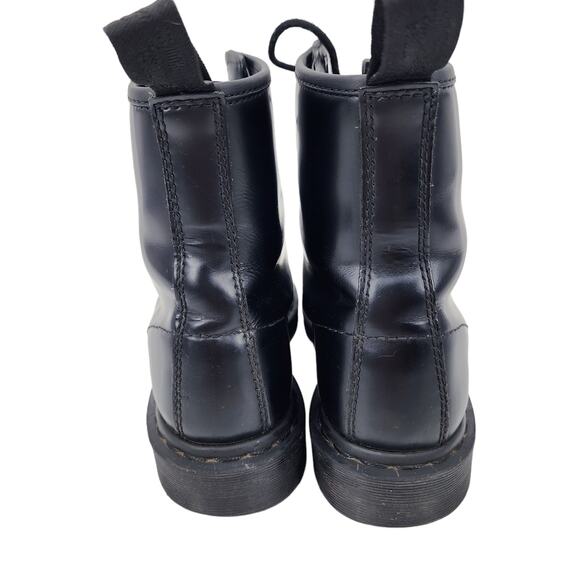 Dr. Marten's Doc's 1460 The Original Black Leather Lace Up Boots Size 7 - Picture 3 of 8